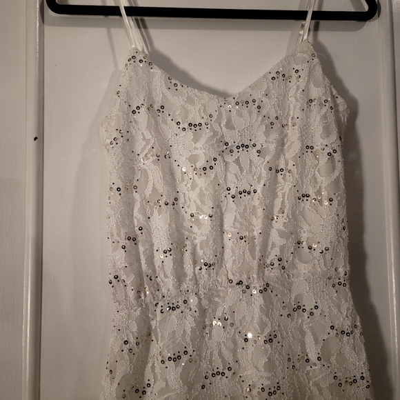White Glitter Dress - Picture 2 of 3